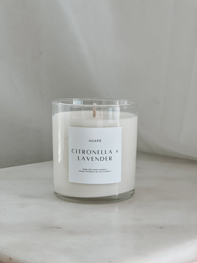 CITRONELLA LAVENDER CANDLE