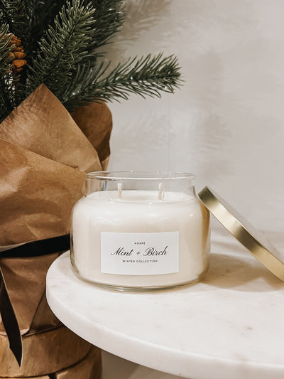 MINT + BIRCH CANDLE // 14oz