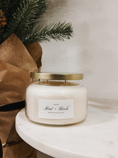 MINT + BIRCH CANDLE // 14oz