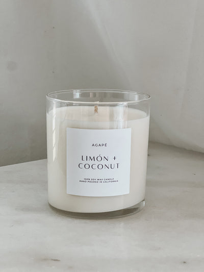 LIMÓN + COCONUT CANDLE