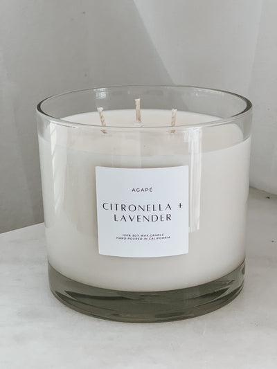 CITRONELLA LAVENDER CANDLE
