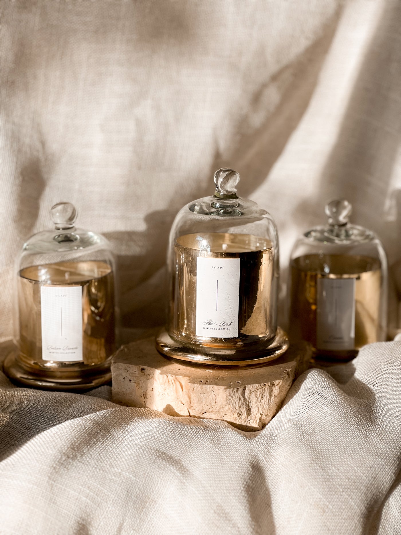 HEIRLOOM GOLD CLOCHE CANDLE