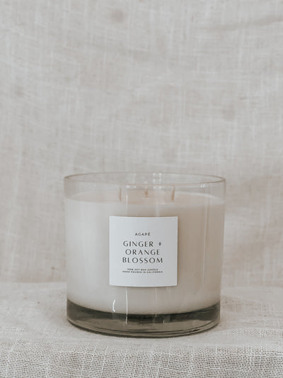 GINGER + ORANGE BLOSSOM CANDLE