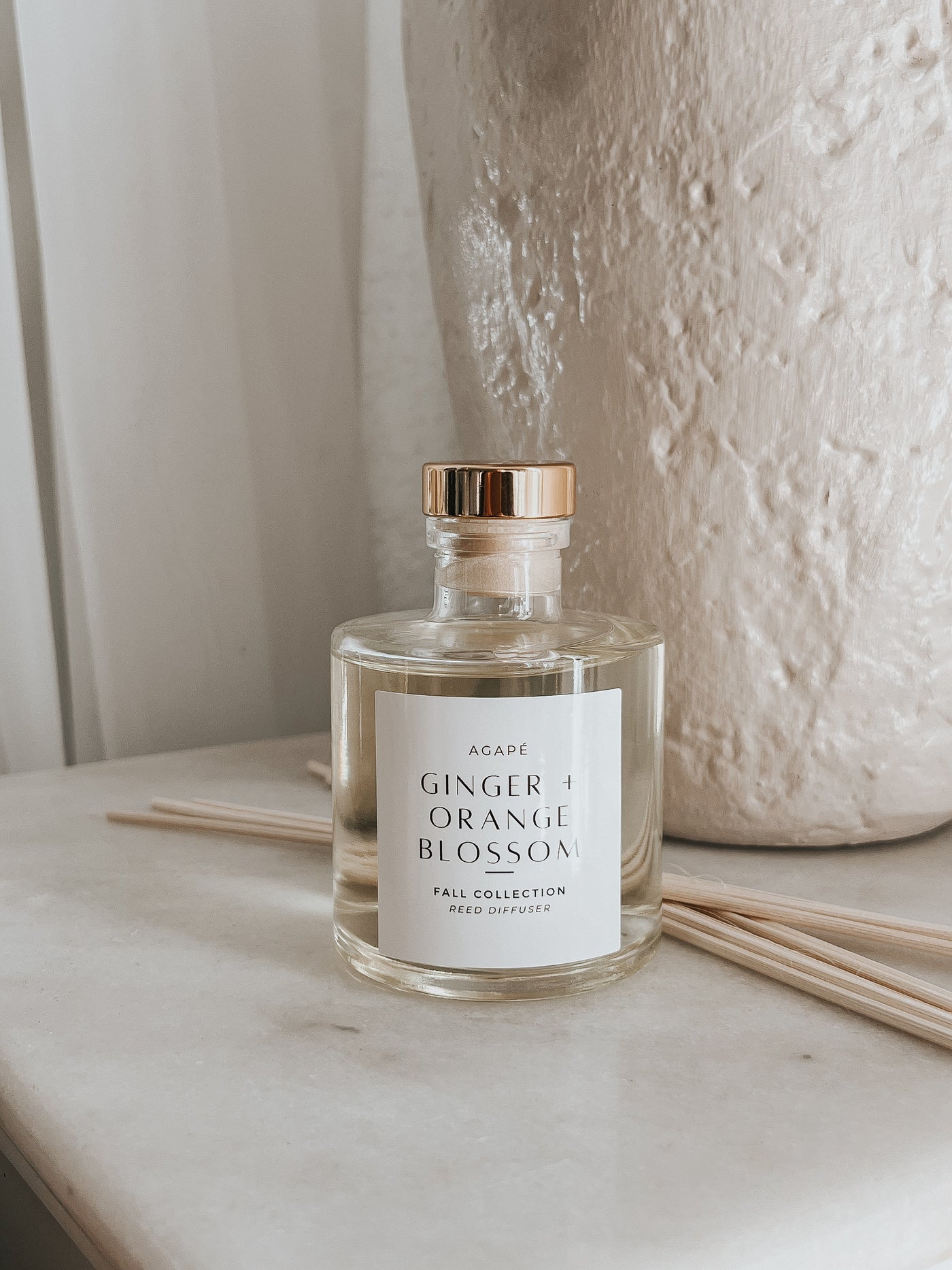 GINGER + ORANGE BLOSSOM REED DIFFUSER