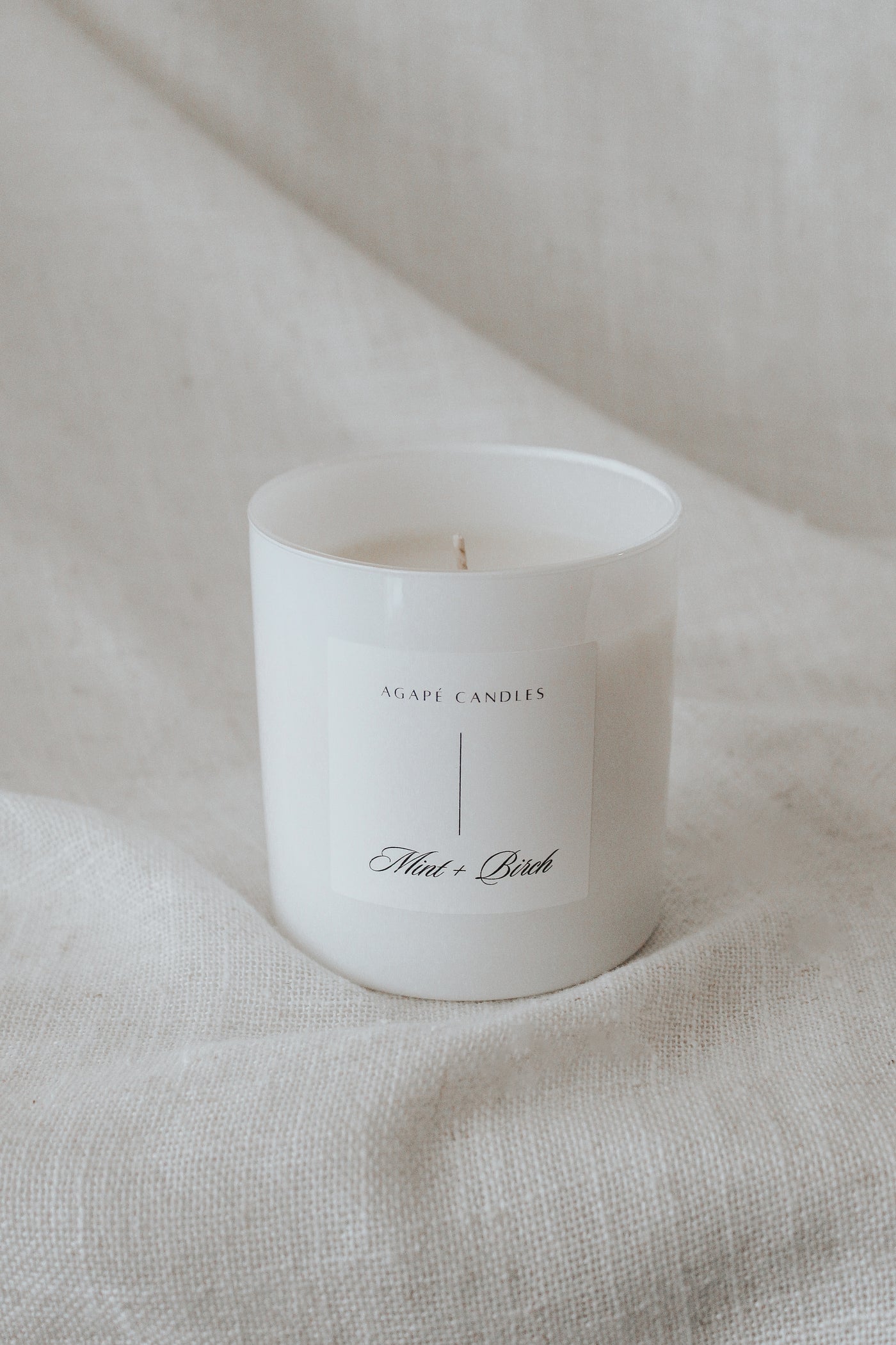 MINT + BIRCH CANDLE // WINTER WHITE COLLECTION
