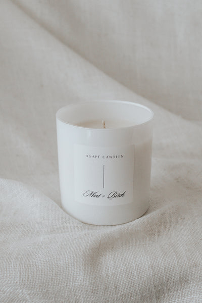 MINT + BIRCH CANDLE // WINTER WHITE COLLECTION