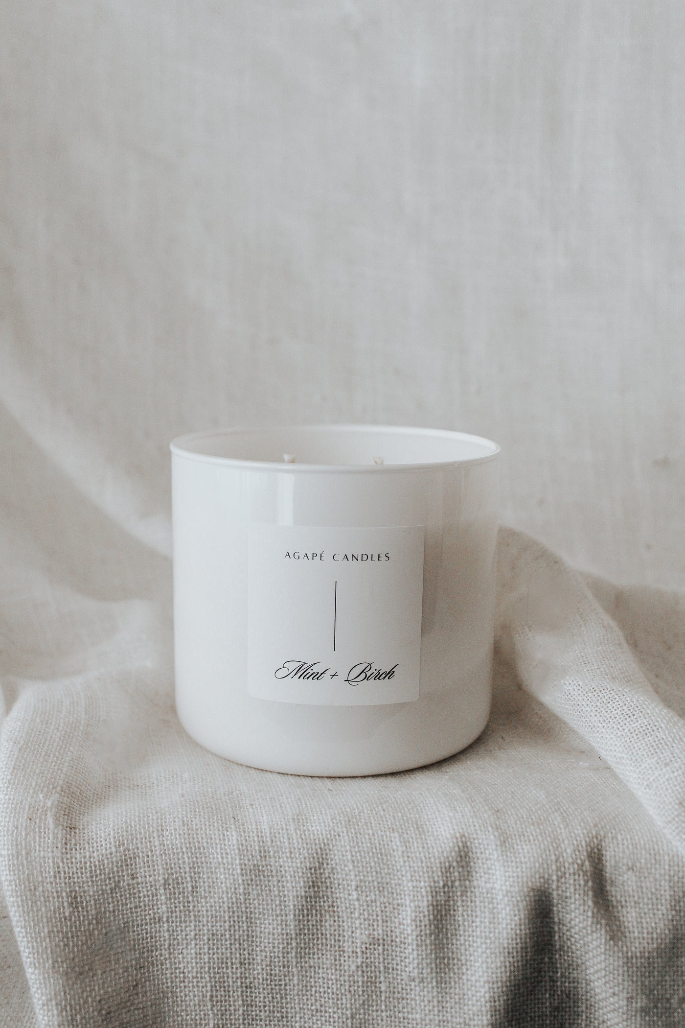MINT + BIRCH CANDLE // WINTER WHITE COLLECTION